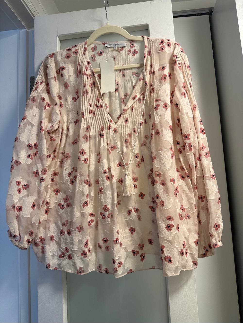 Gerard Darel  silk floral blouse